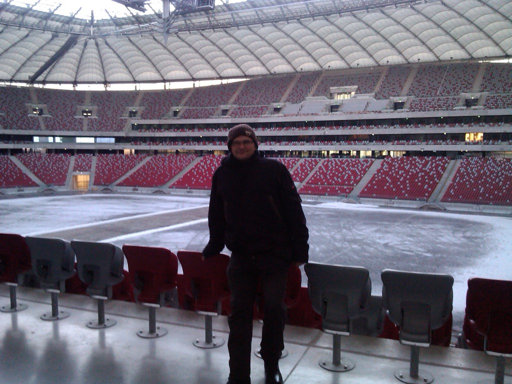 Zdjecie Wojtek Tylkowski na stadionie narodowym